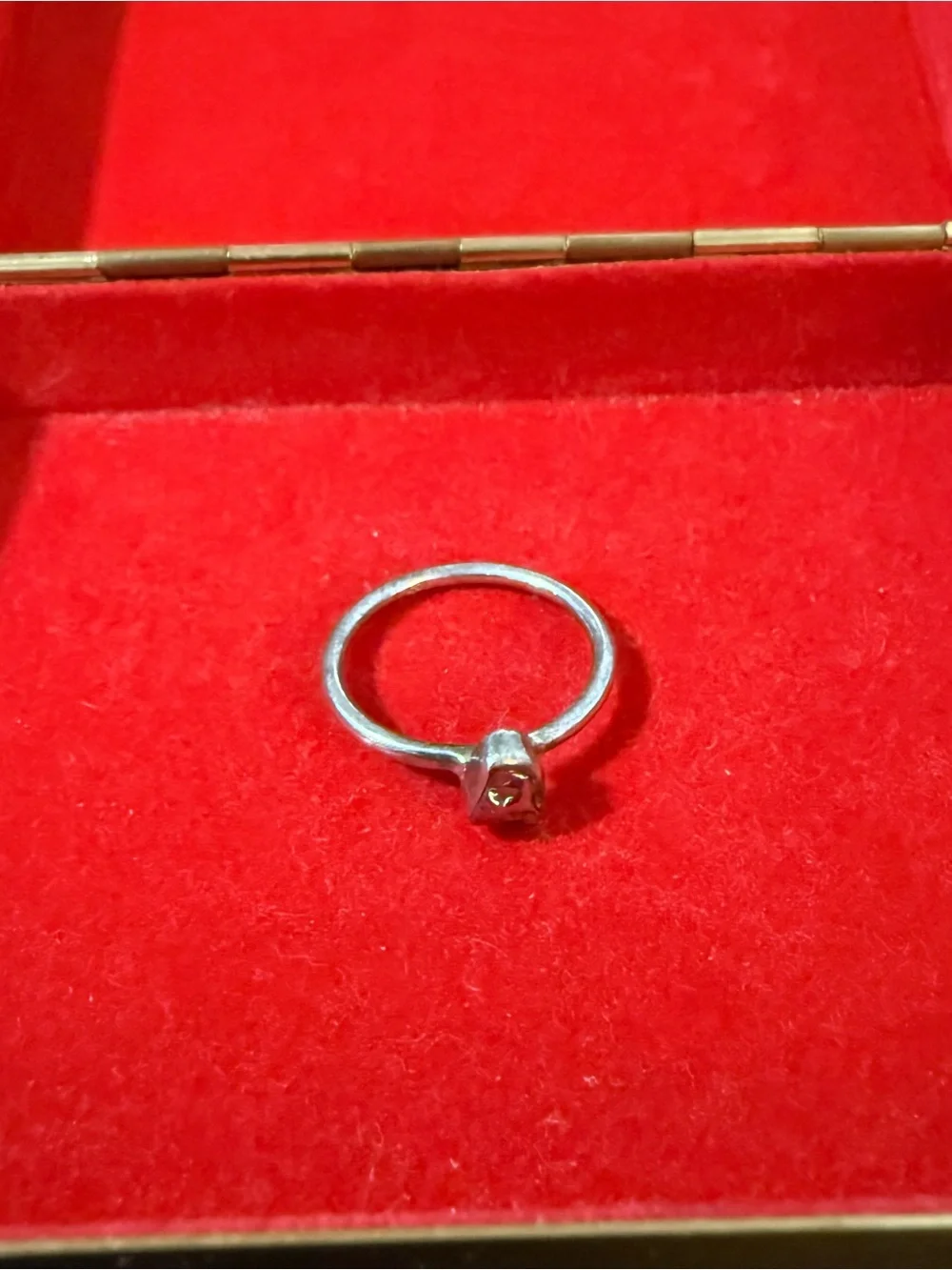 Sterling Silver Meteorite Ring Size 7 .925